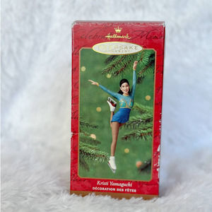 HALLMARK Keepsake 2000 KRISTI YAMAGUCHI Ice Skating Christmas Ornament Olympics